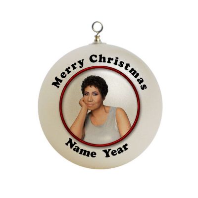 Personalized Aretha Franklin Queen Ornament 3