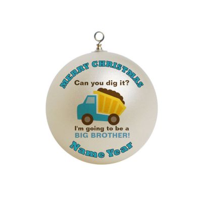 Personalized Big Brother Dump Truck Christmas Ornament Custom  #3