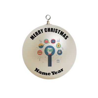 Personalized Accountant Finance  Ornament 3