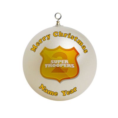 Personalized Super Troopers Battlegrounds Ornament 3