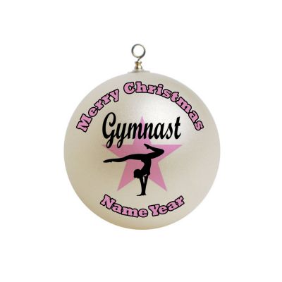 Personalized Gymnastics  Gymnast Christmas Ornament Custom Gift #3