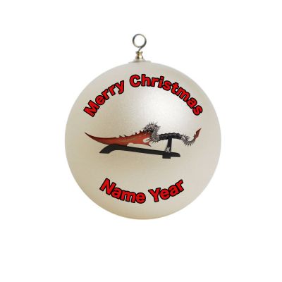 Personalized dragon dagger knife  Christmas Ornament Custom Gift #3