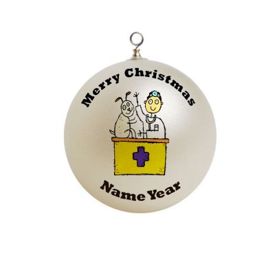 Personalized veterinarian vet  Christmas Ornament Custom Gift #3