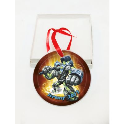 Personalized Skylanders Glass Christmas Ornament Custom Gift#3
