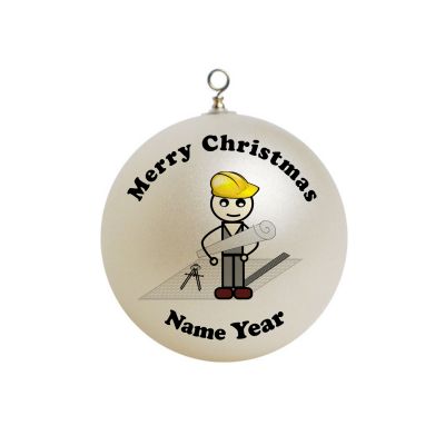 Personalized  Architect Christmas Ornament Custom Gift #3