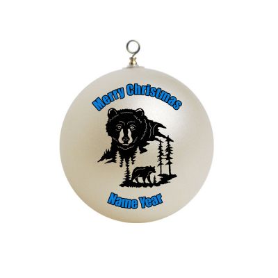 Personalized Alaska Bears and Wolfs  Alaska  Ornament 3