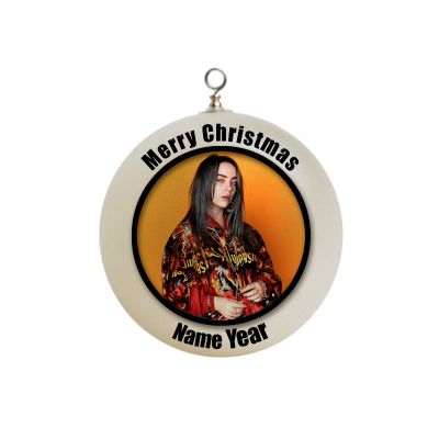 Personalized  Billie Eilish  Billy Iylish Orange  Ornament 3