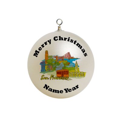 Personalized San Francisco Ornament #3