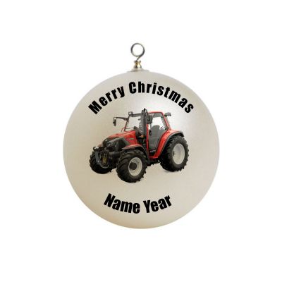 Personalized Farmall Case IH Tractor Christmas Ornament # 4