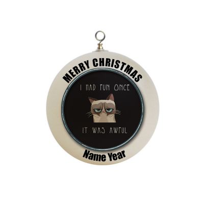 Personalized Grumpy  Cat Ornament 4