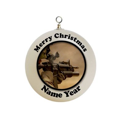Personalized M4 Gun Ornament Custom Gift #4