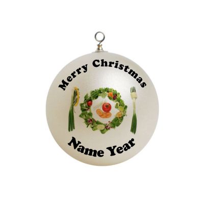 Personalized Vegtables  Vegetarian Ornament 4