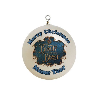 Personalized Beauty and the Beast Musical Ornament 4