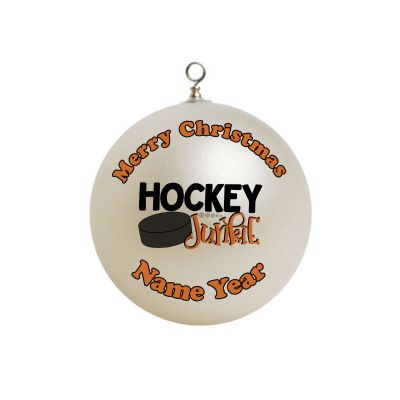 Personalized Hockey Junkie Ornament 4