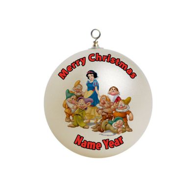 Personalized Snow White's Seven Dwarfs Christmas Ornament Custom Gift #4
