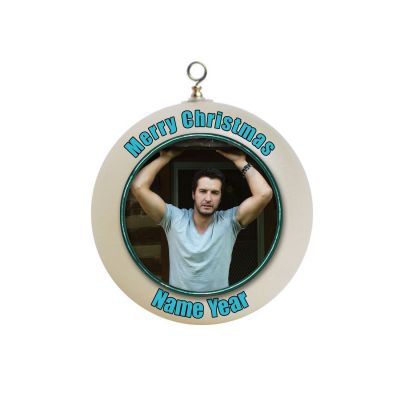 Personalized Luke Bryan Christmas Ornament Custom Gift #4