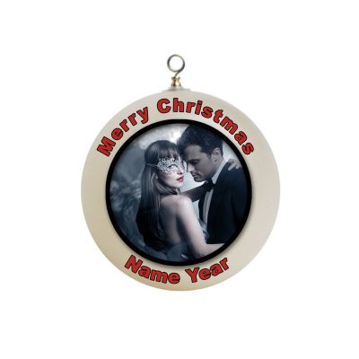 Personalized Jamie Dornan as Christian Grey - Anastasia Steele Ornament #4