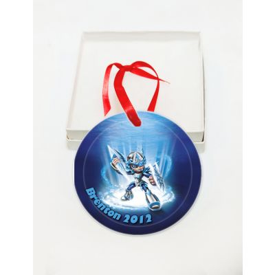 Personalized Skylanders Glass Christmas Ornament Custom Gift#4