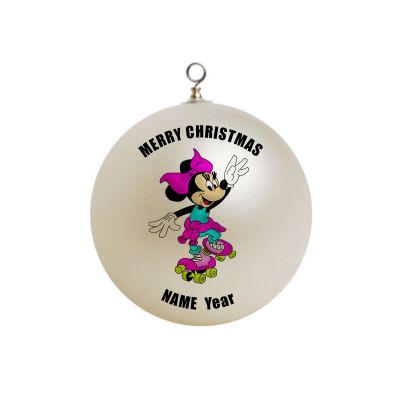 Personalized Rollerblade Minnie Ornament 4