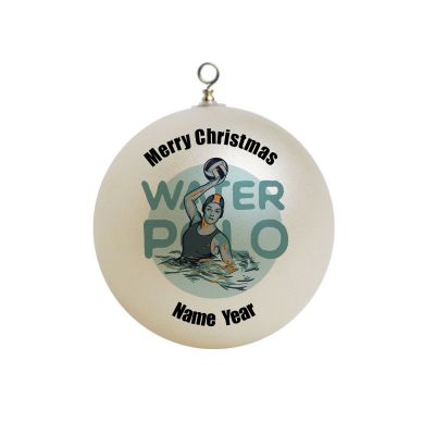 Personalized Waterpolo Water Polo Women Ornament  4