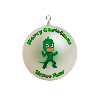 Personalized PJ Mask Gekko Christmas Ornament Custom #4