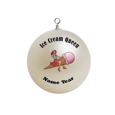 Personalized  Ice Cream Queen Funny  Ornament Funny 51