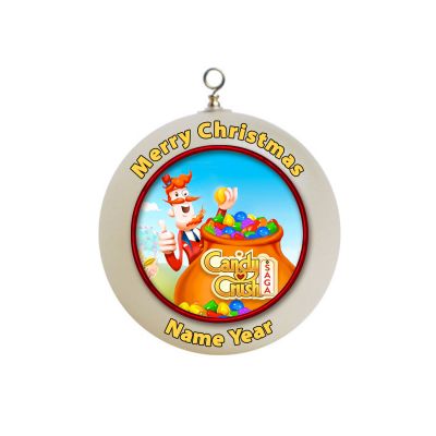 Personalized Candy Crush Saga Christmas Ornament #5