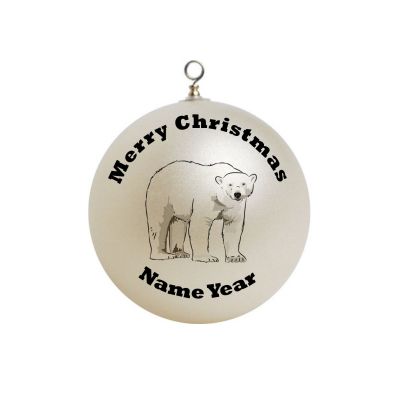 Personalized Canada Bear Christmas Ornament 5