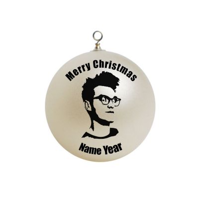 Personalized  Morrissey with glasses Ornament 5