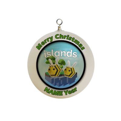 Personalized Roblox Islands Christmas Ornament #5
