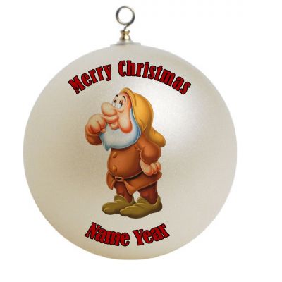 Personalized Sneezy (from the Seven Dwarfs) Snow White Ornament 5