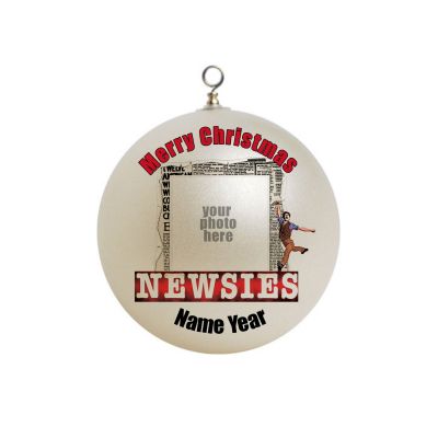 Personalized Newsies Add Your Photo and Text Ornament Christmas #5