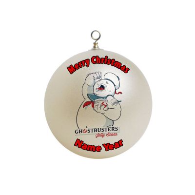 Personalized Ghostbusters Jeally Beans marshmallow man Christmas Ornament Gift #6