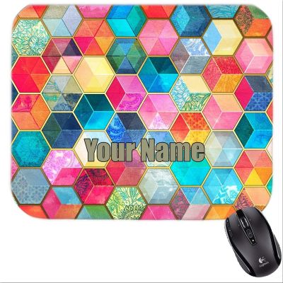 Personalized Abstract Colorful Pattern Mousepad #6