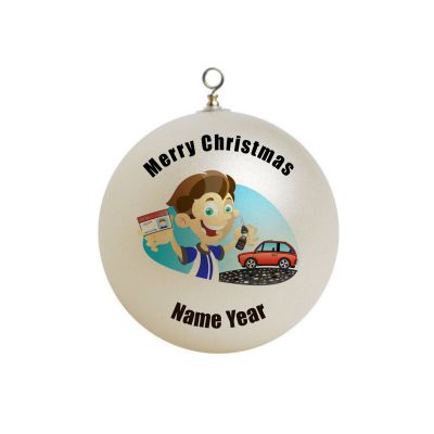 Personalized  Driving Boy Driver License with car keys Christmas Ornament # 6