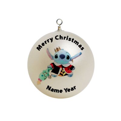 Personalized Disney Lilo & Stitch Christmas Ornament #7