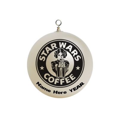 Personalized  Starbucks Star Wars Black Logo Coffee Ornament 7
