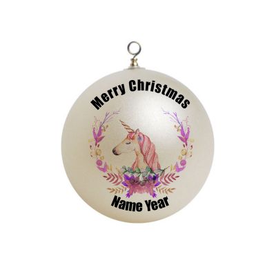 Personalized Unicorn  Ornament Christmas #7