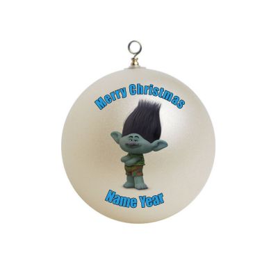 Personalized Boy troll Kids Christmas Ornament 7