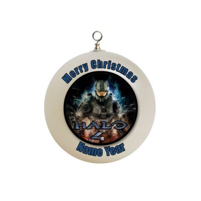Personalized Halo Christmas Ornament # 9