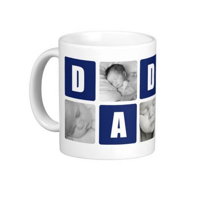 Personalized Photo Ceramic  Mug 11oz  Add Photos Daddy #1