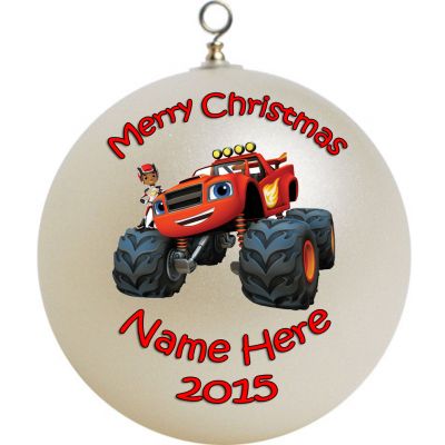 Personalized Blaze and the Monster Machines Christmas Ornament Custom Gift #1