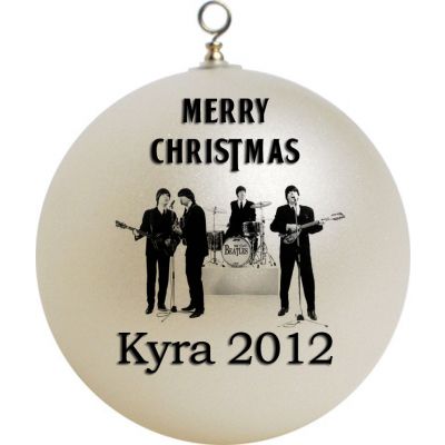 Personalized The Beatles Christmas Ornament Custom Gift #2