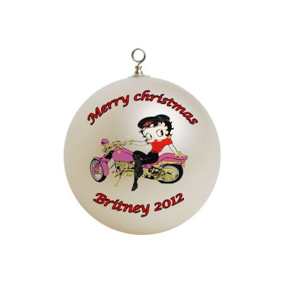 Personalized Betty Boop X-mas Ornament custom Gift #2
