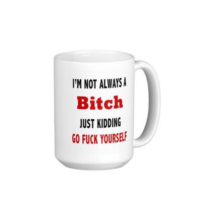 Funny Mug I'm Not Always A Bitch Mug 15oz  #20