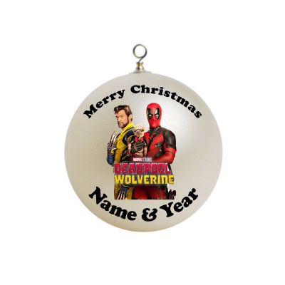 Personalized  Deadpool Wolverine Christmas Ornament Custom Gift #3