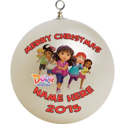 Personalized Dora and Friends Christmas Ornament Custom Gift #9