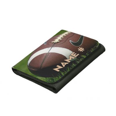 Small Faux Leather Wallet football 1