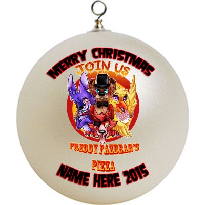 Personalized Five Nights at Freddies freddy's Christmas Ornament Custom Gift #2