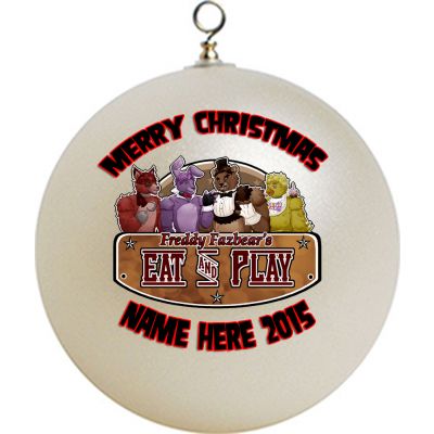 Personalized Five Nights at Freddies freddy's Christmas Ornament Custom Gift #3